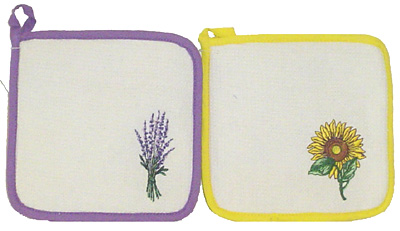 Pot-Holder Lavender or Sunflower